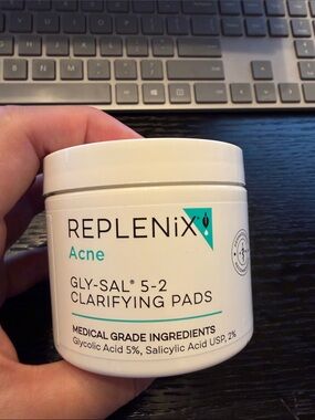 Unopened Replenix Acne Gly-Sal 5-2 Clarifying Pads - 60 pads